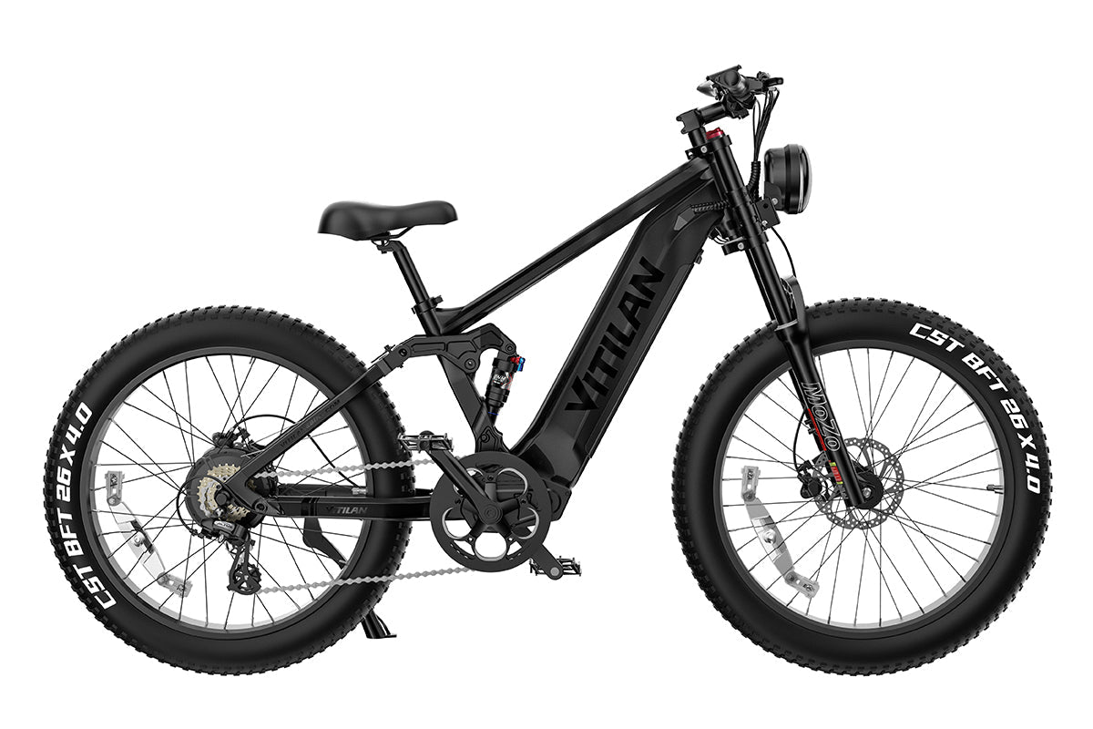 T7 Full Suspension Mountain E-bike - Main Image