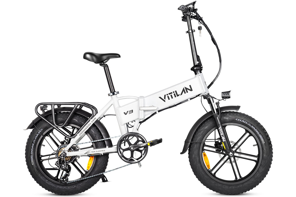 V3 2.0 Folding Fat Tires Adult All Terrain Electric Bike
