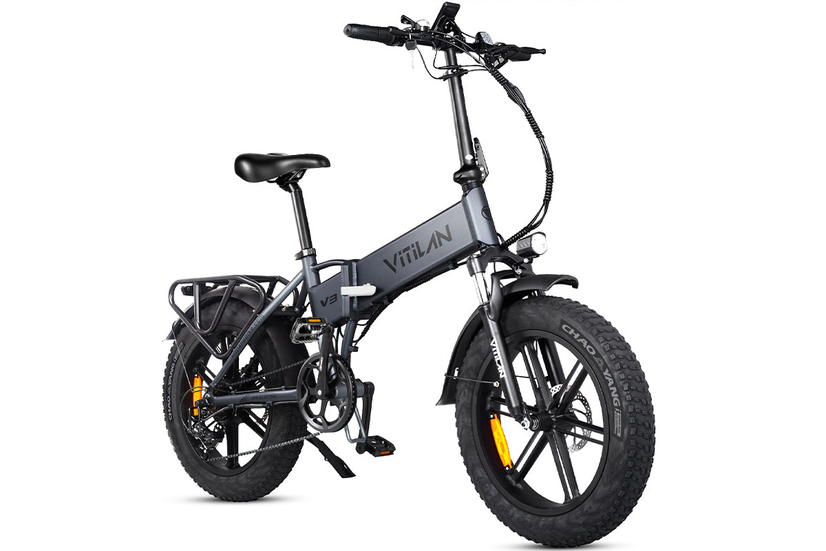 V3 2.0 Folding Fat Tires Adult All Terrain Electric Bike