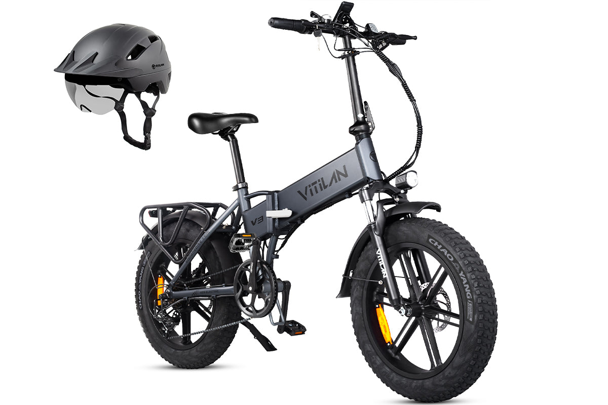 V3 2.0 Folding Fat Tires Adult All Terrain Electric Bike