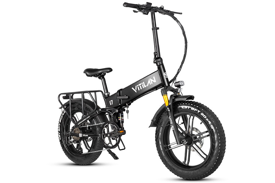 I7 Pro Folding Full Suspension Electric Bike