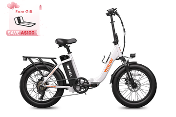 U3 Full Suspension Foldable Fat Tire Electric Bike